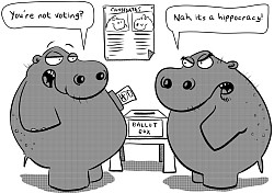 Hippos vote too